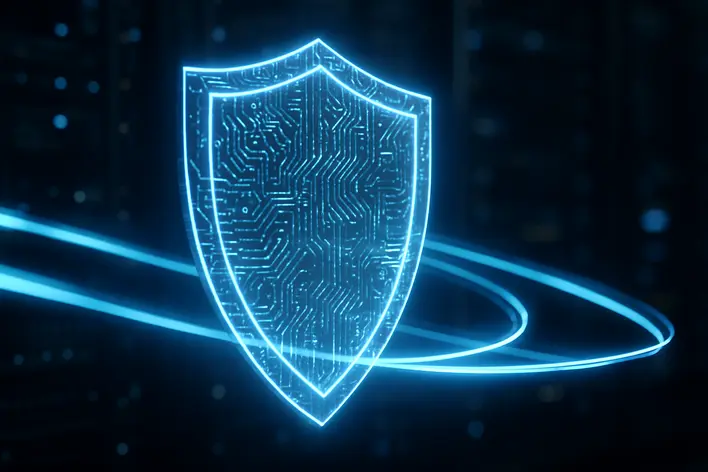 To visually represent the concept of high security and being a 'direct website without an agent', which is a key selling point.