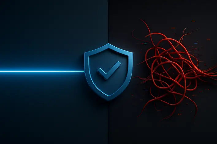 To visually explain the concept of a 'เว็บตรง' (direct website) as a secure and reliable choice, contrasted with the riskier path of using agents.