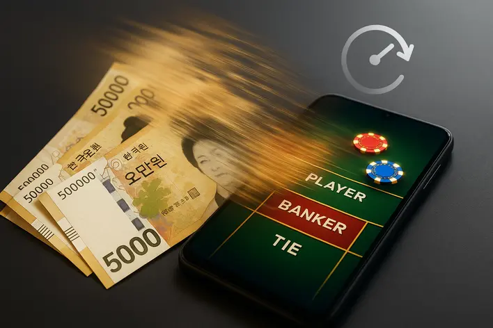 To illustrate the convenience and speed of using Korean Won for transactions, highlighting the platform's fast '1-minute auto' deposit system.