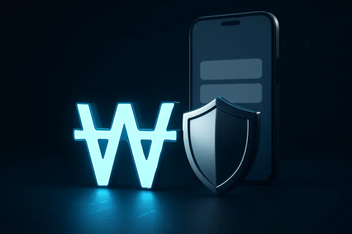 To illustrate the key steps for starting, emphasizing security, ease of use, and support for Korean Won transactions.