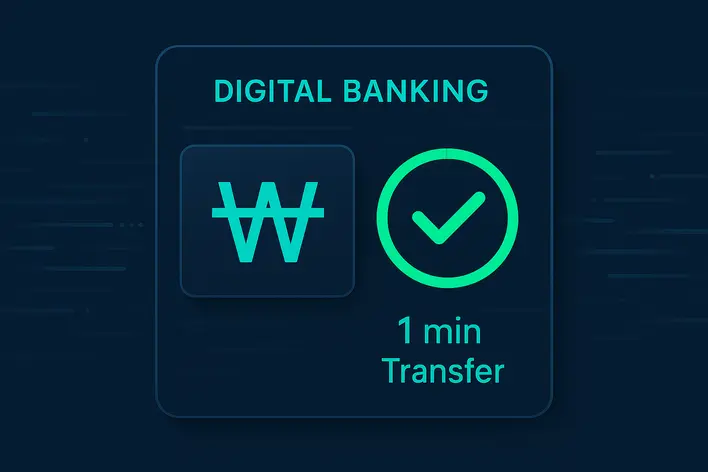 To visually represent the fast and secure automated deposit/withdrawal system using Korean Won, a key feature mentioned in the article.
