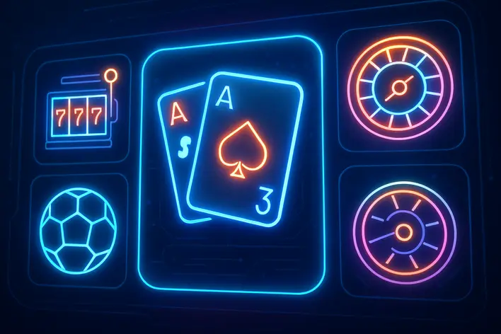 To illustrate the wide variety of casino games available on the platform beyond just baccarat, such as slots and sports betting.