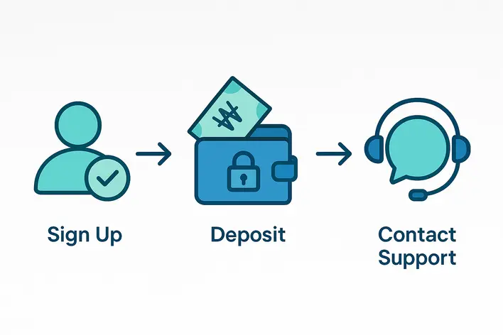 To illustrate the simple, 3-step process for claiming a bonus, making it appear easy and user-friendly for the reader.