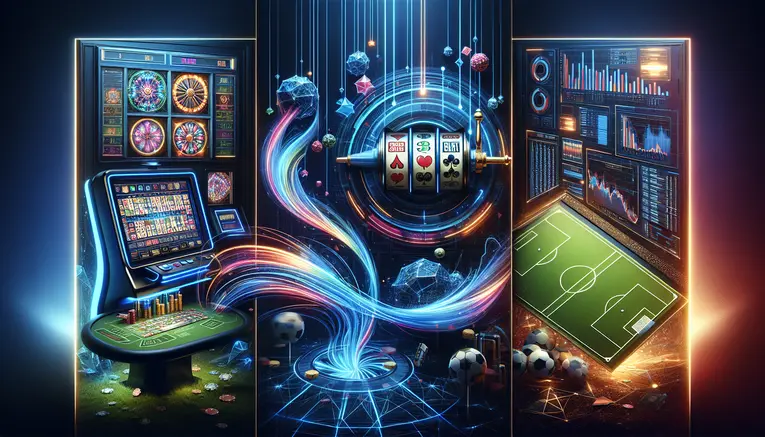 To illustrate the 'all-in-one' service concept, showcasing that the platform offers more than just slots, including baccarat and sports betting.