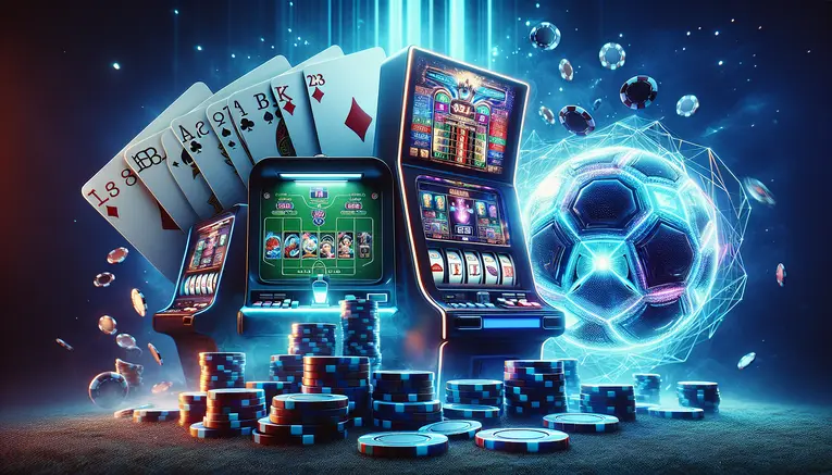 To showcase the variety of popular games offered, including Baccarat, Slots, and Sports Betting, in an exciting and dynamic way.