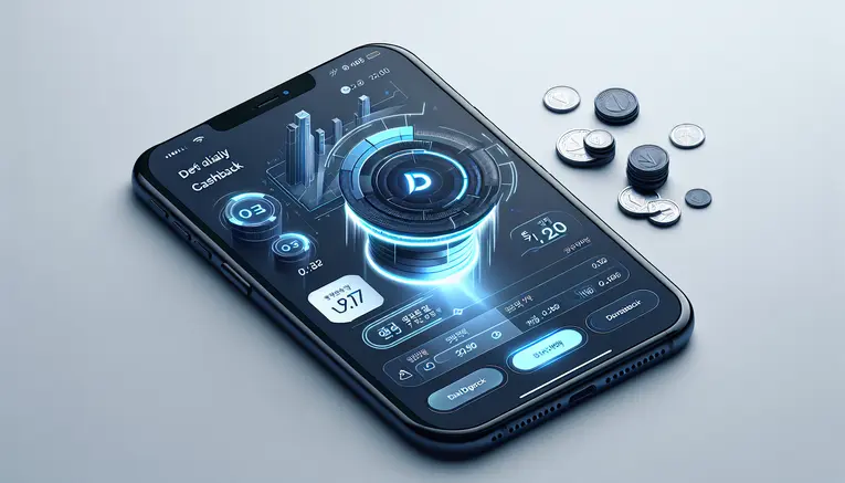 To visually explain the simple and automated process of receiving daily cashback, as described in the article.