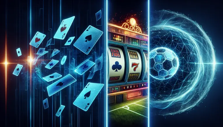 To showcase the variety of games offered by a comprehensive online casino platform, specifically mentioning baccarat, slots, and sports betting.