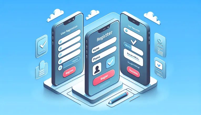 To visually illustrate the simple, three-step registration process described in the article, making it easy for users to understand.