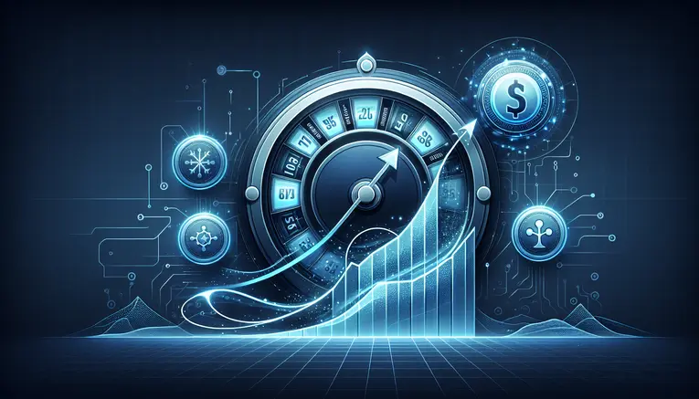 To illustrate the strategic tips for beginners, such as understanding RTP and managing a budget, in a clean and informative visual style.