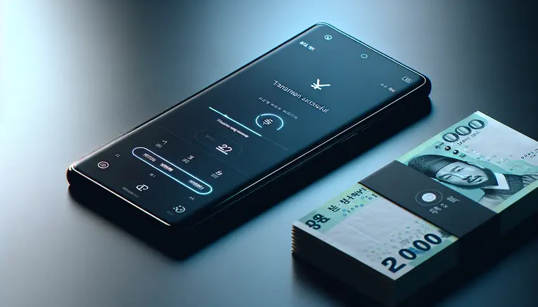 To visually represent the key benefit of fast and secure deposits and withdrawals using Korean Won, a major selling point of the platform.