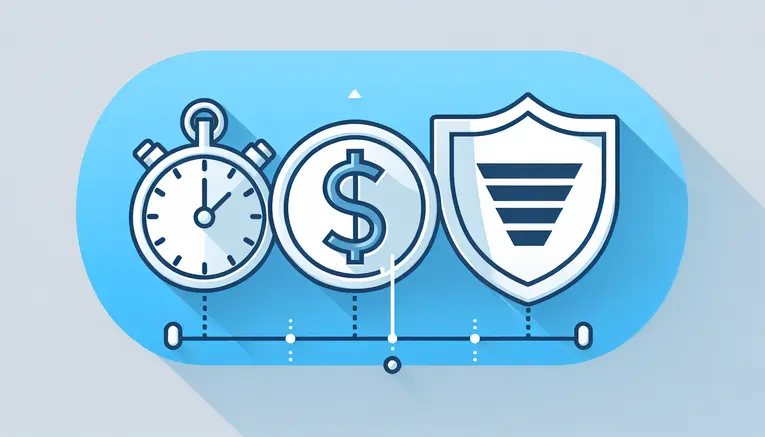 To visually reinforce the key benefits of the UFAKOREA system: speed, direct Won support, and security.