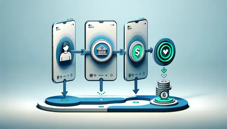 To provide a clear, step-by-step visual guide for the deposit process, making it seem simple and user-friendly.