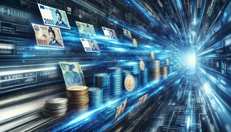 To illustrate the fast, secure, and automated deposit/withdrawal system using Korean Won (KRW), a key feature of the platform.