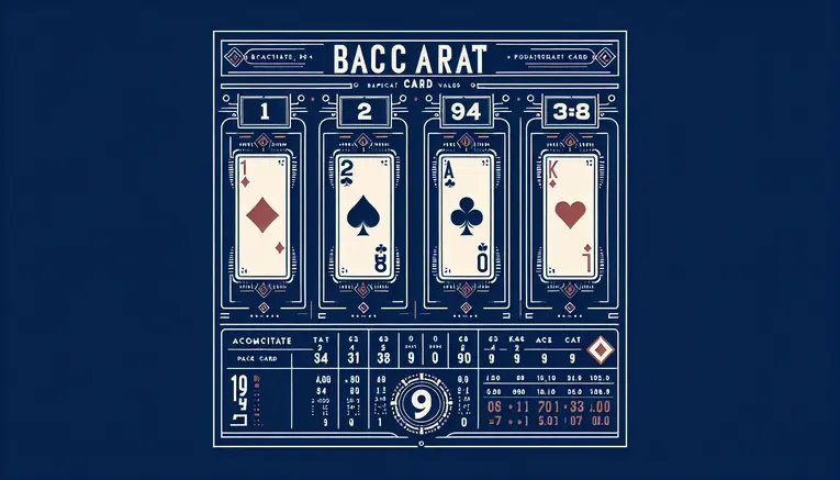 To visually explain the fundamental rule of Baccarat card values in a clear and easy-to-understand format for beginners.
