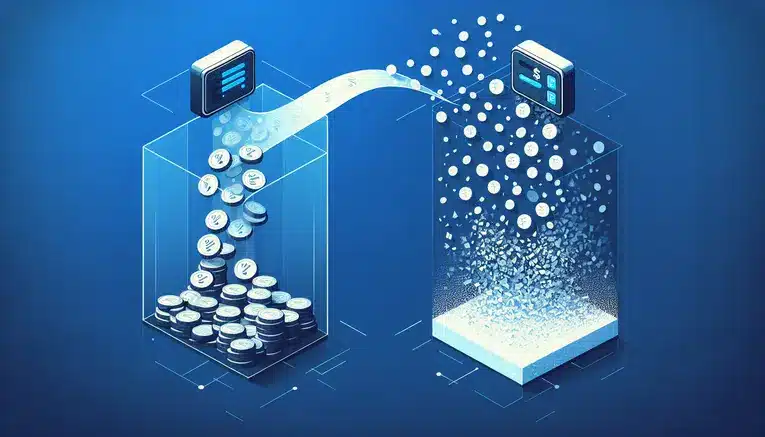 To visually explain the concept of losing money through hidden currency exchange fees, contrasting it with the benefit of using Korean Won directly.