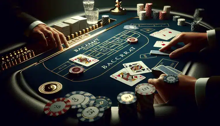 To visually represent the strategic and classic nature of Baccarat, reinforcing the concepts discussed in its dedicated section.