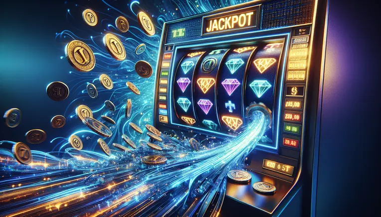 To visually illustrate the excitement and modern graphics of 'สล็อตเงินวอน' (Won Slots) as described in the article.