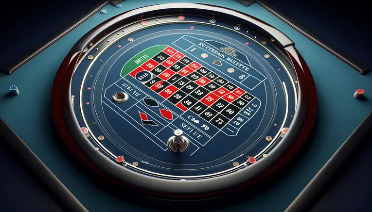 To visually explain the different betting areas on a roulette table, corresponding to the 'Inside Bets' and 'Outside Bets' sections.