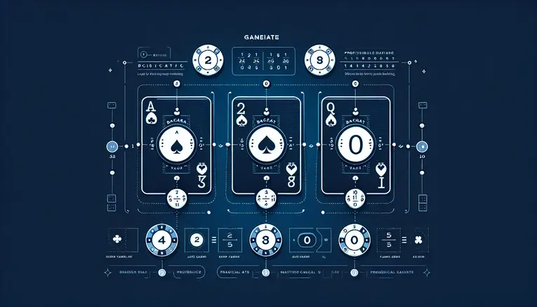 To visually explain the fundamental card scoring system in Baccarat, making it easy for new players to understand.