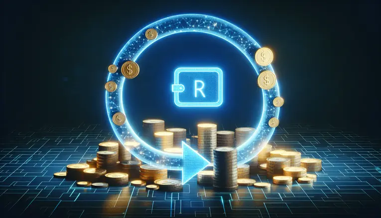 To illustrate the concept of the 10% weekly cashback promotion, showing money being returned to the player in a positive way.