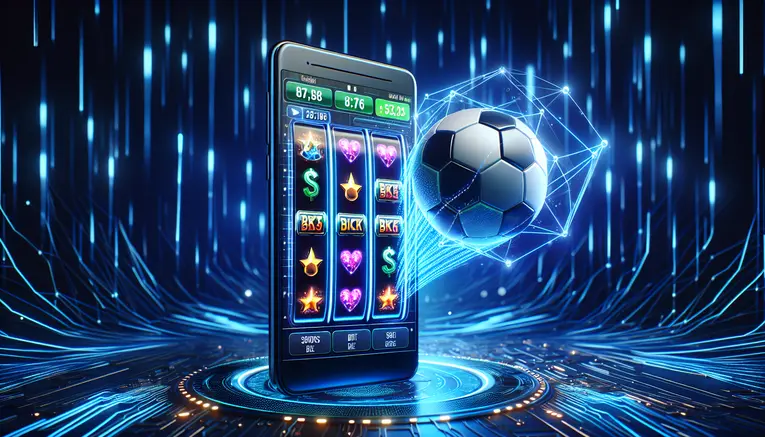 To illustrate the mobile-friendly slots and sports betting options, emphasizing convenience and modern technology.