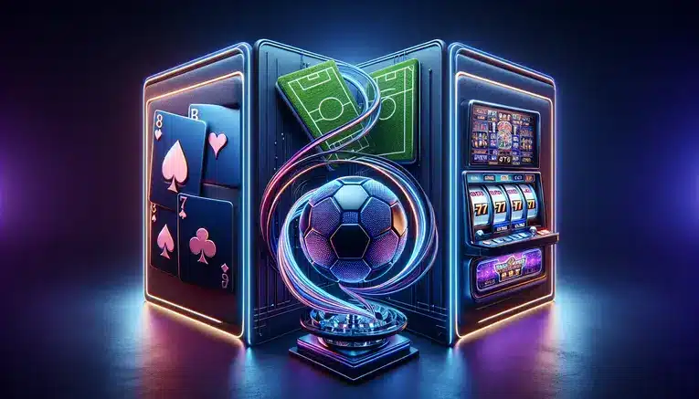 To showcase the variety of entertainment options available on the platform, specifically Baccarat, Slots, and Sports Betting.