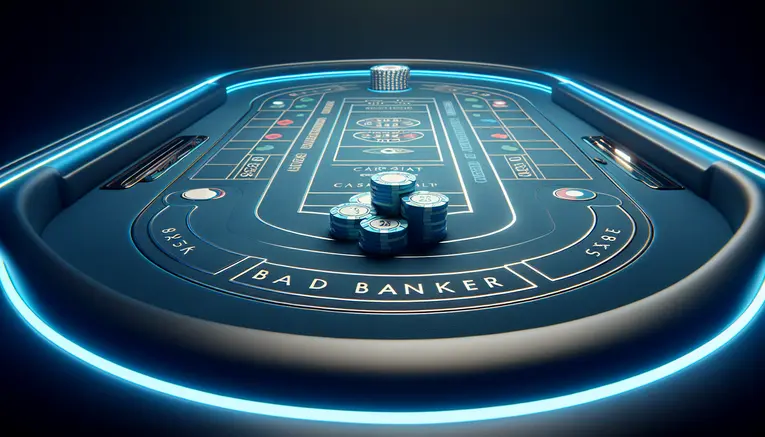 To visually explain the three primary betting options in Baccarat: Player, Banker, and Tie, for new players.