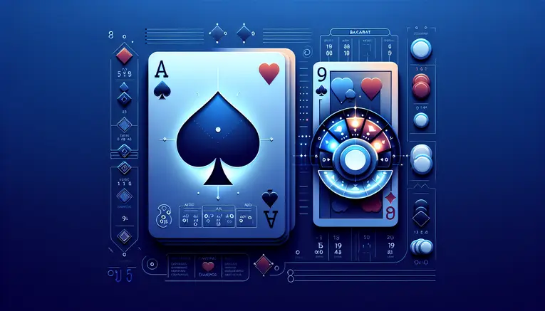 To create a clear, infographic-style image that helps beginners quickly understand the point values of the cards in Baccarat.