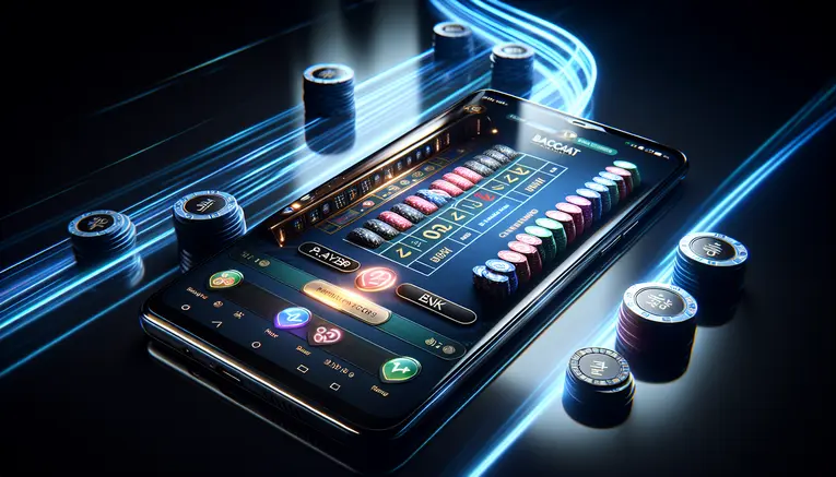 To illustrate the simple and direct process of starting to play Baccarat with Korean Won on a mobile device, as described in the step-by-step guide.