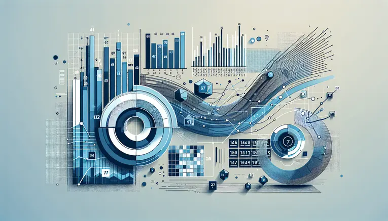 To visually represent the concept of analyzing historical lottery data and statistics to find trends.