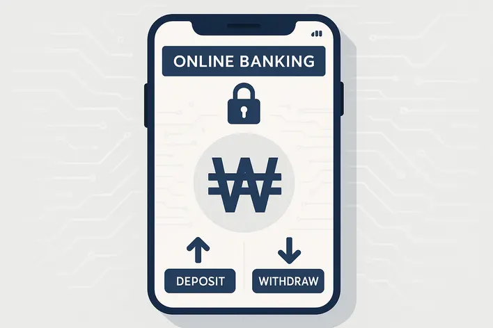 To visually represent the key feature of easy and secure financial transactions using Korean Won (KRW) on online platforms.