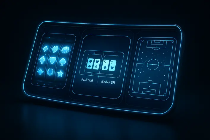 To illustrate that the platform is a comprehensive entertainment hub, offering a variety of games beyond baccarat, such as slots and sports betting.
